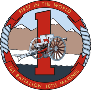 1st Battalion, 10th Marine Regiment Decal