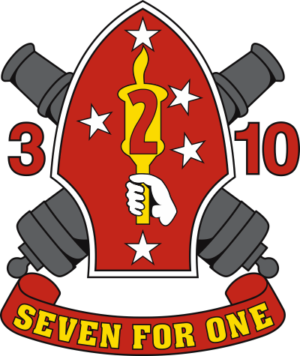 3rd Battalion, 10th Marine Regiment, 2nd Marine Division Decal