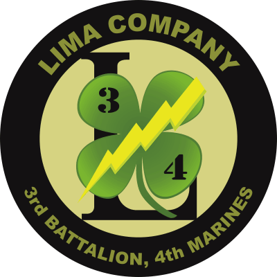 3rd Battalion, 4th Marines, Lima Company Decal