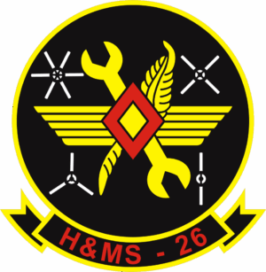 H&MS-26 Headquarters and Maintenance Squadron 26 Decal