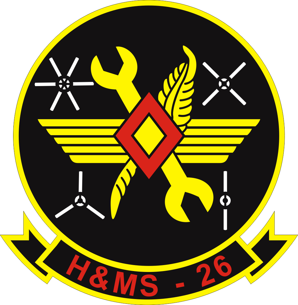 H&MS-26 Headquarters and Maintenance Squadron 26 Decal