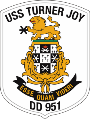 USS Turner Joy DD-951 Decal