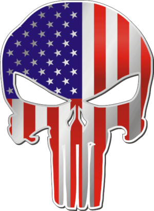 Punisher Flag Decal