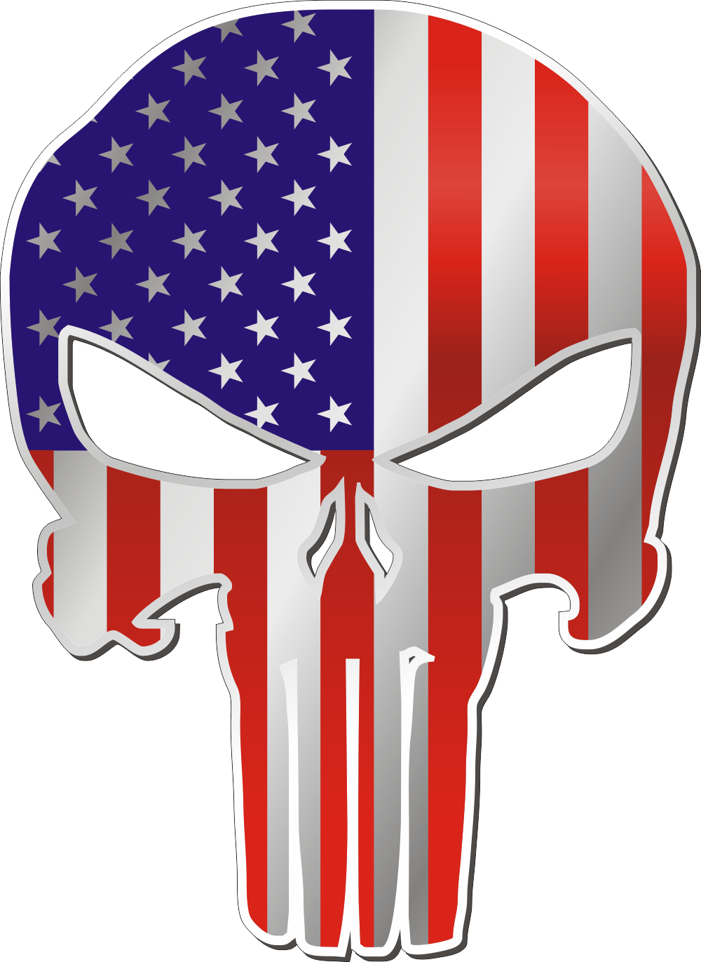 Punisher Flag Decal