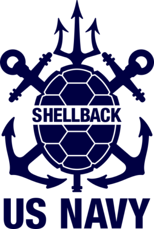 US Navy Shellback (Blue) Decal