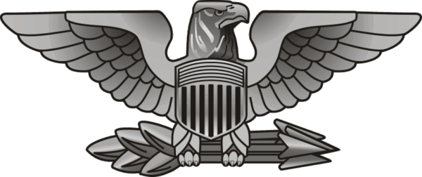 Army Colonel War Eagle - Right Decal
