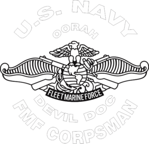 FMF Corpsman Devil Doc Decal
