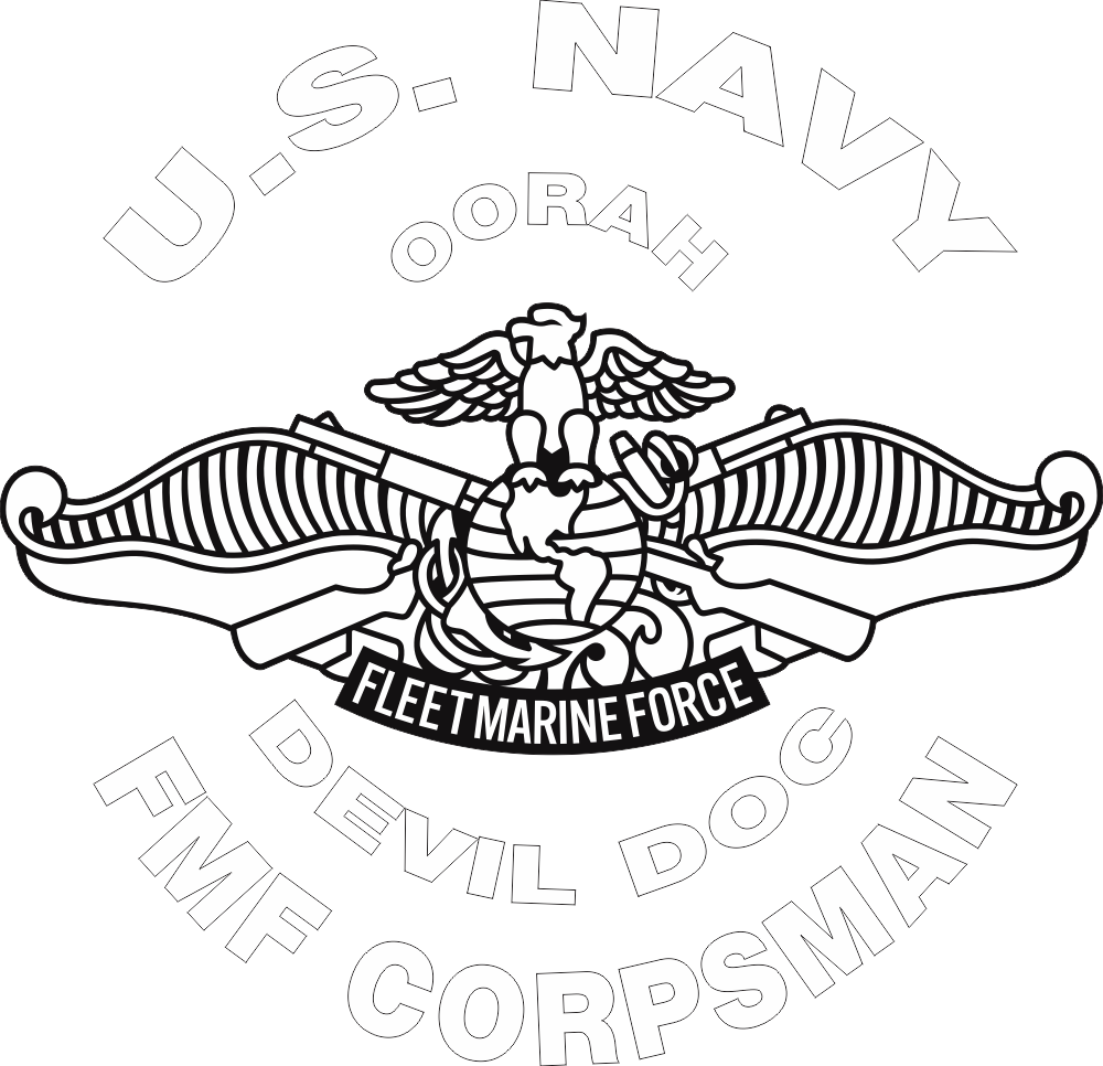FMF Corpsman Devil Doc Decal
