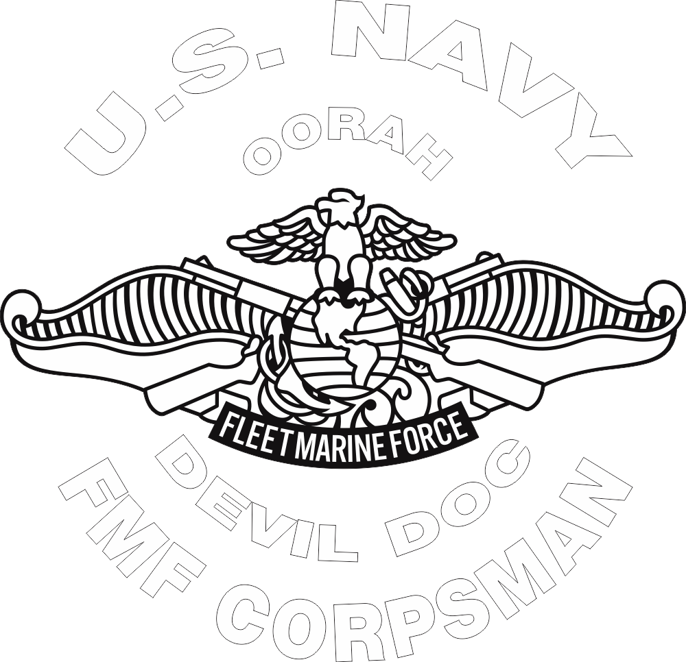 FMF Corpsman Devil Doc Decal