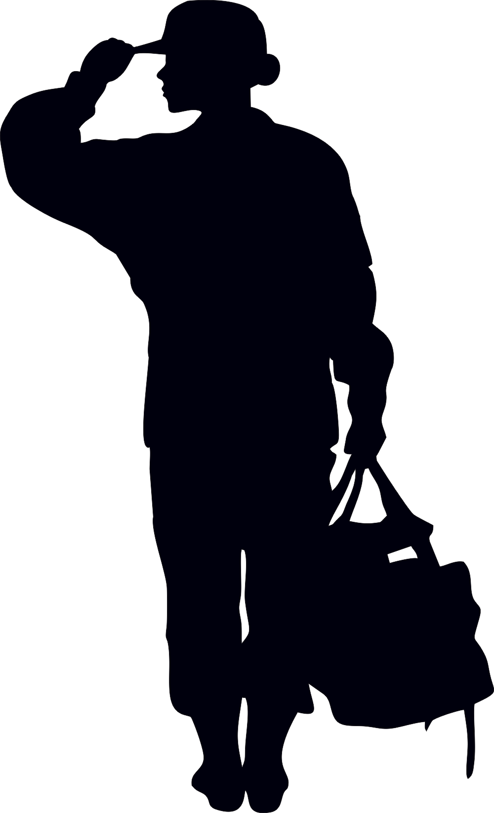 Soldier Silhouette 08 Decal