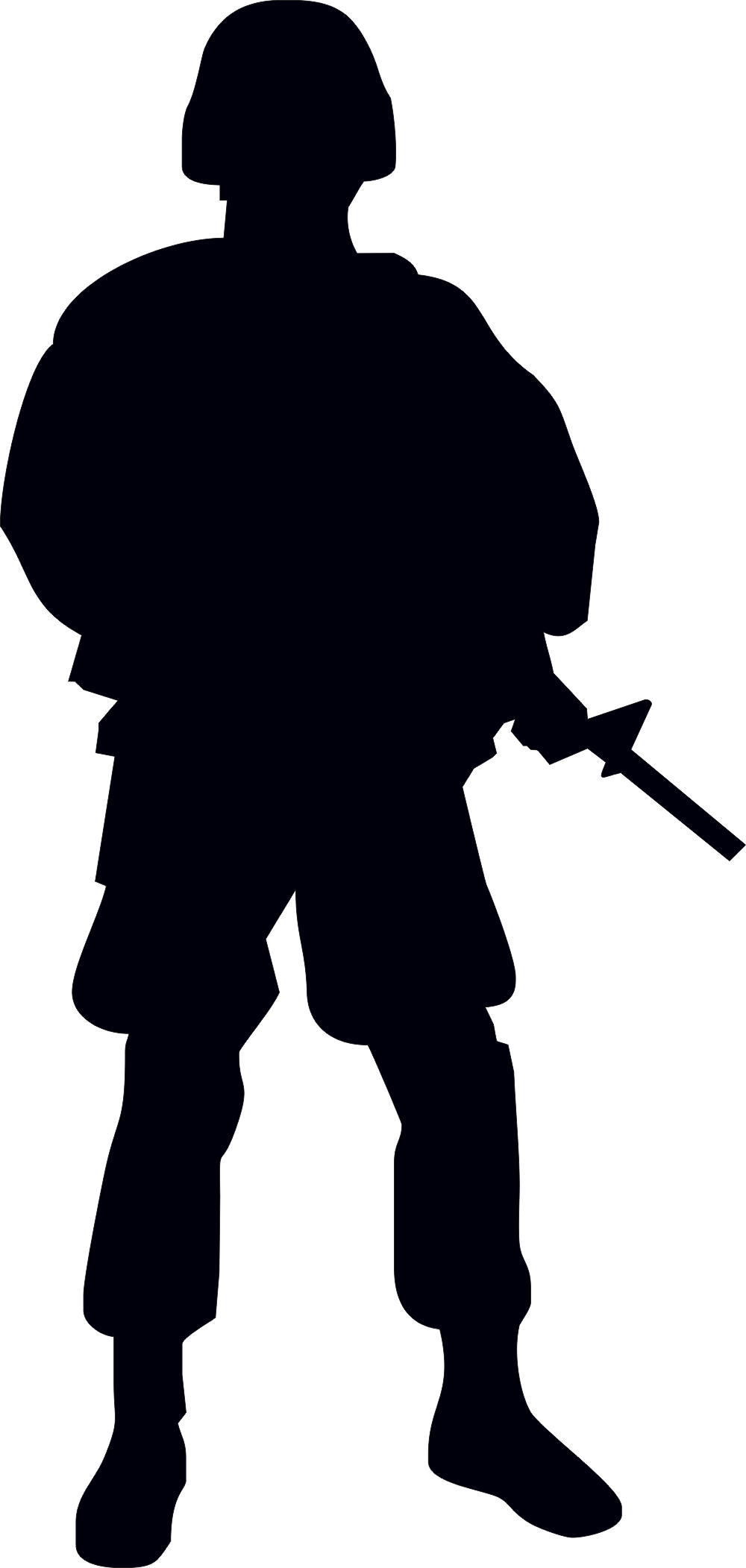 Soldier Silhouette 09 Decal