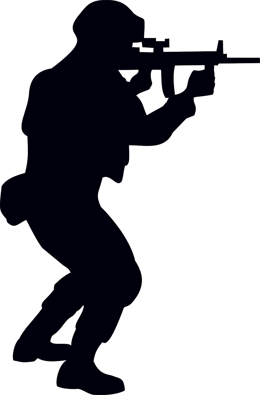 Soldier Silhouette 11 Decal