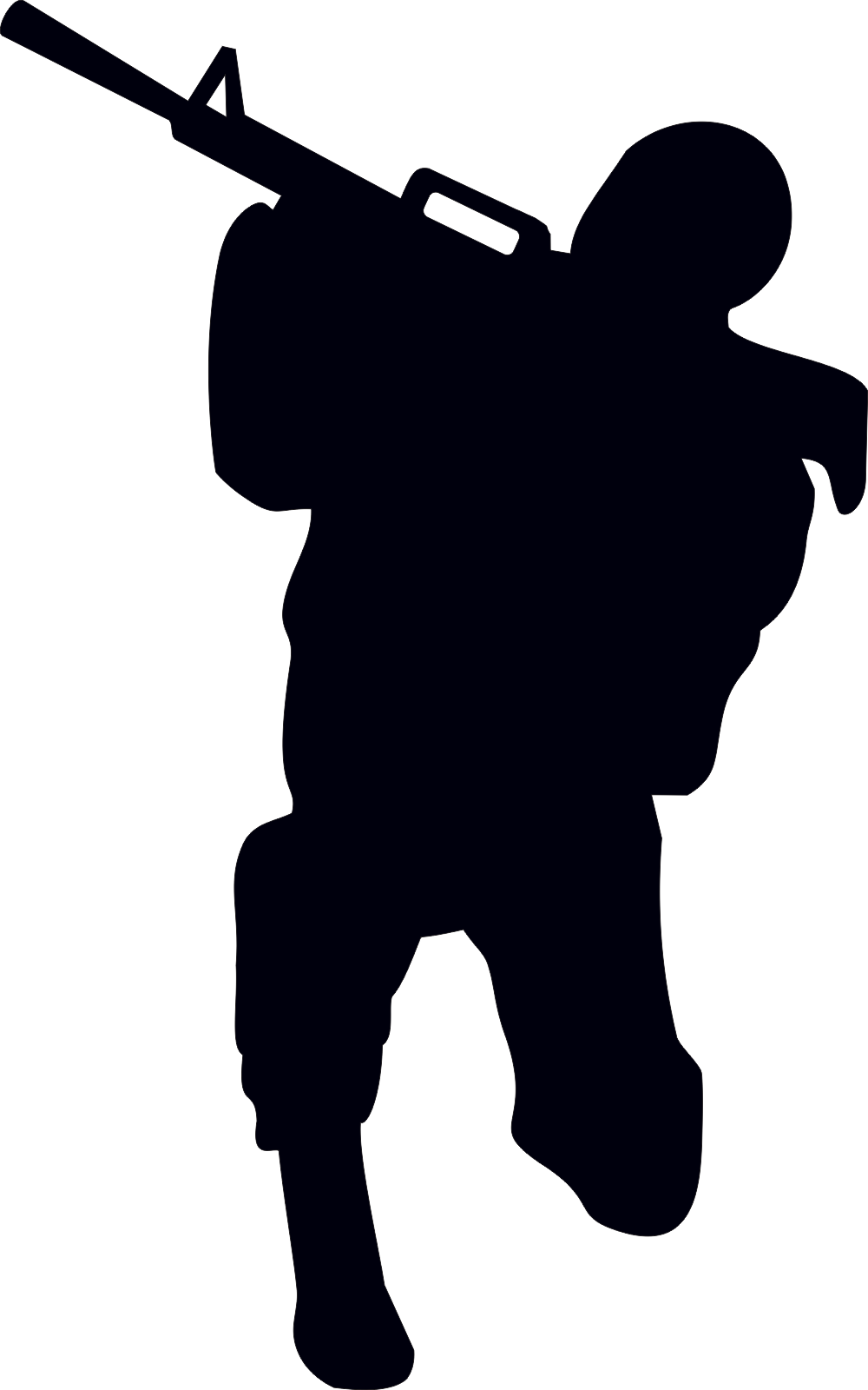 Soldier Silhouette 19 Decal