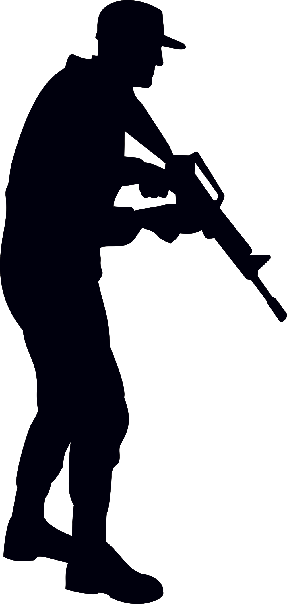 Soldier Silhouette 20 Decal