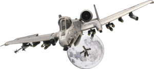 A-10 Warthog Moon Decal
