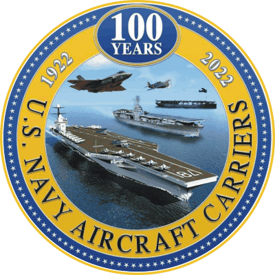 Navy Aircraft Carriers 100 Years Decal