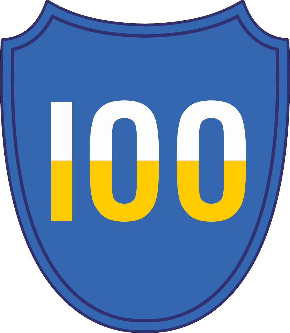100th Infantry Division Decal