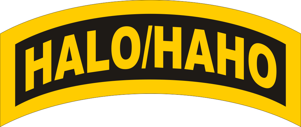 HALO HAHO Tab (Yellow/Black) Decal