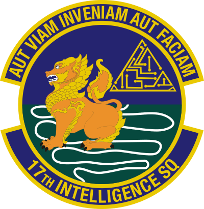 17th Intelligence Squadron Decal