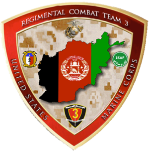 Regimental Combat Team 3 Afghanistan Decal