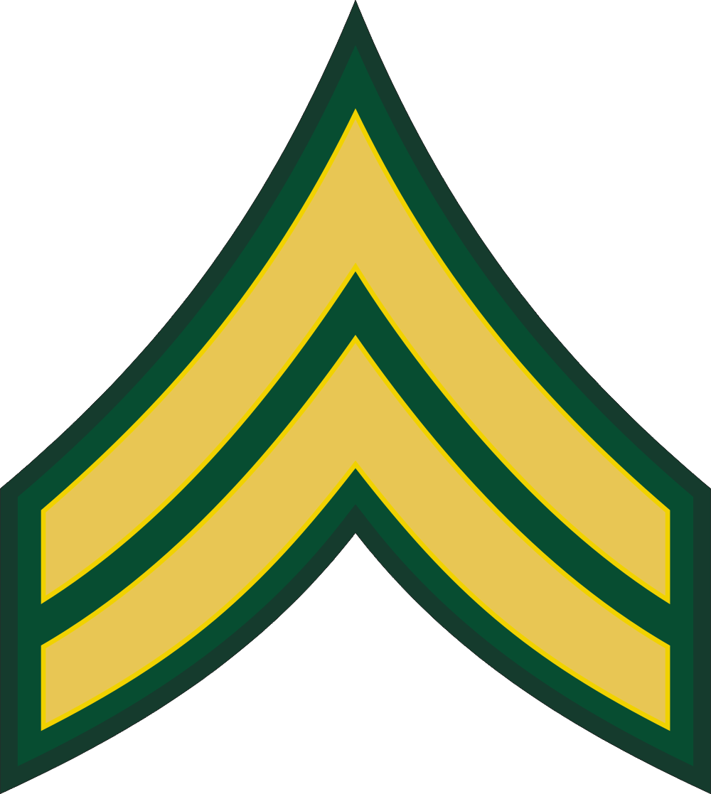 Army E-4 CPL Corporal Decal