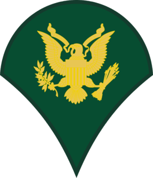 Army E-4 SPC4 Specialist Decal