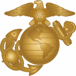 USMC Eagle Globe Anchor (Gold) Decal