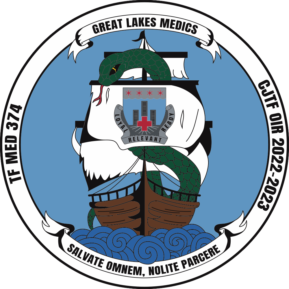 Task Force Med 374 Great Lakes Medics Decal