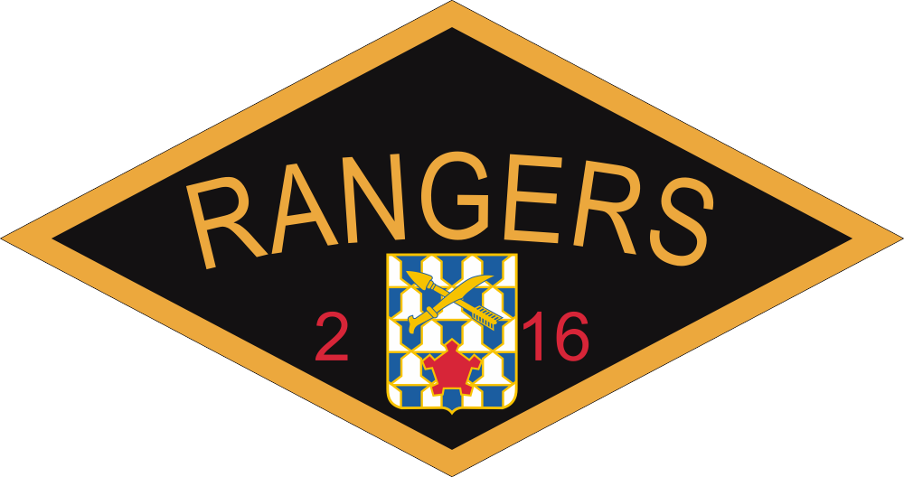 2nd Battalion 16th Infantry Regiment Rangers DUI Decal