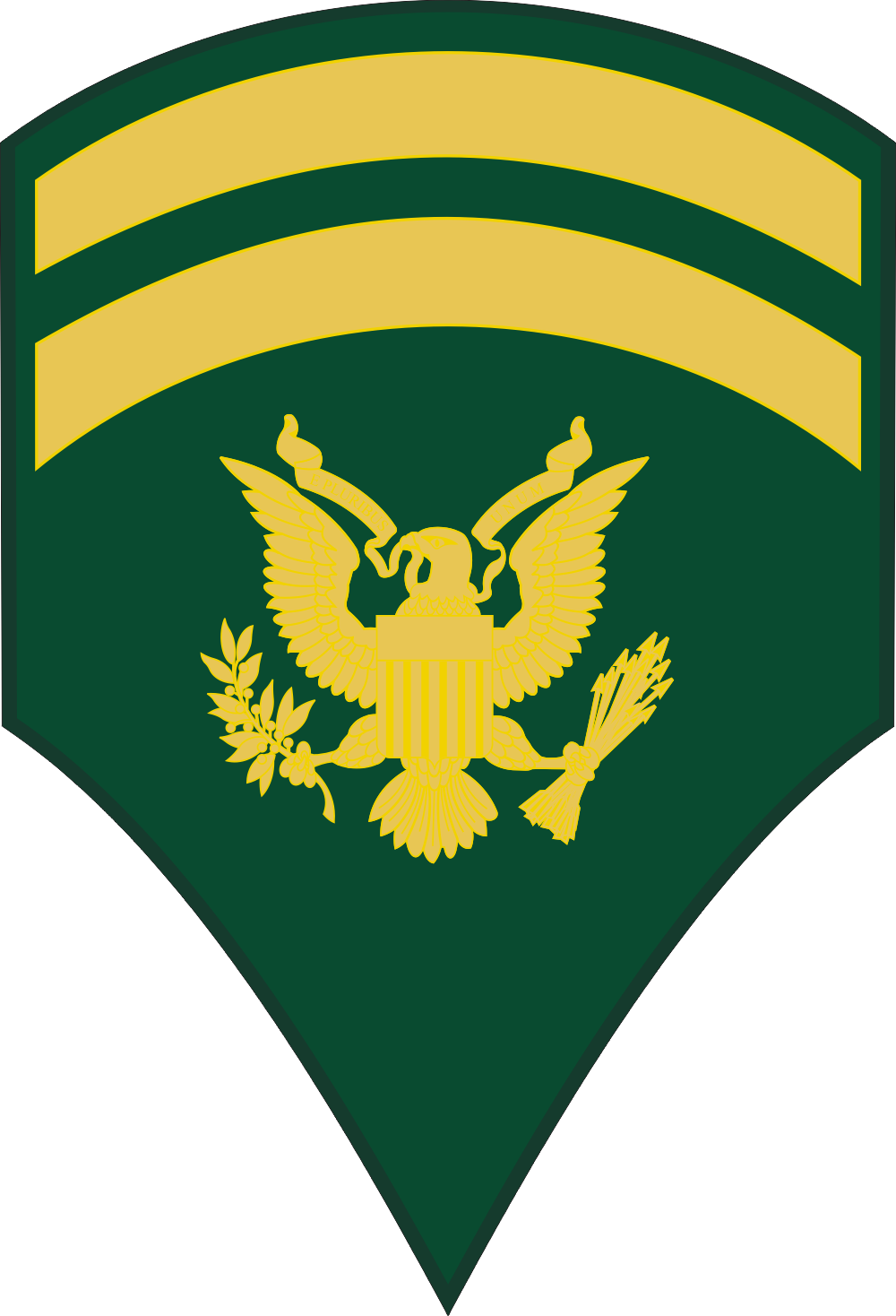 Army E-6 SPC6 Specialist Decal