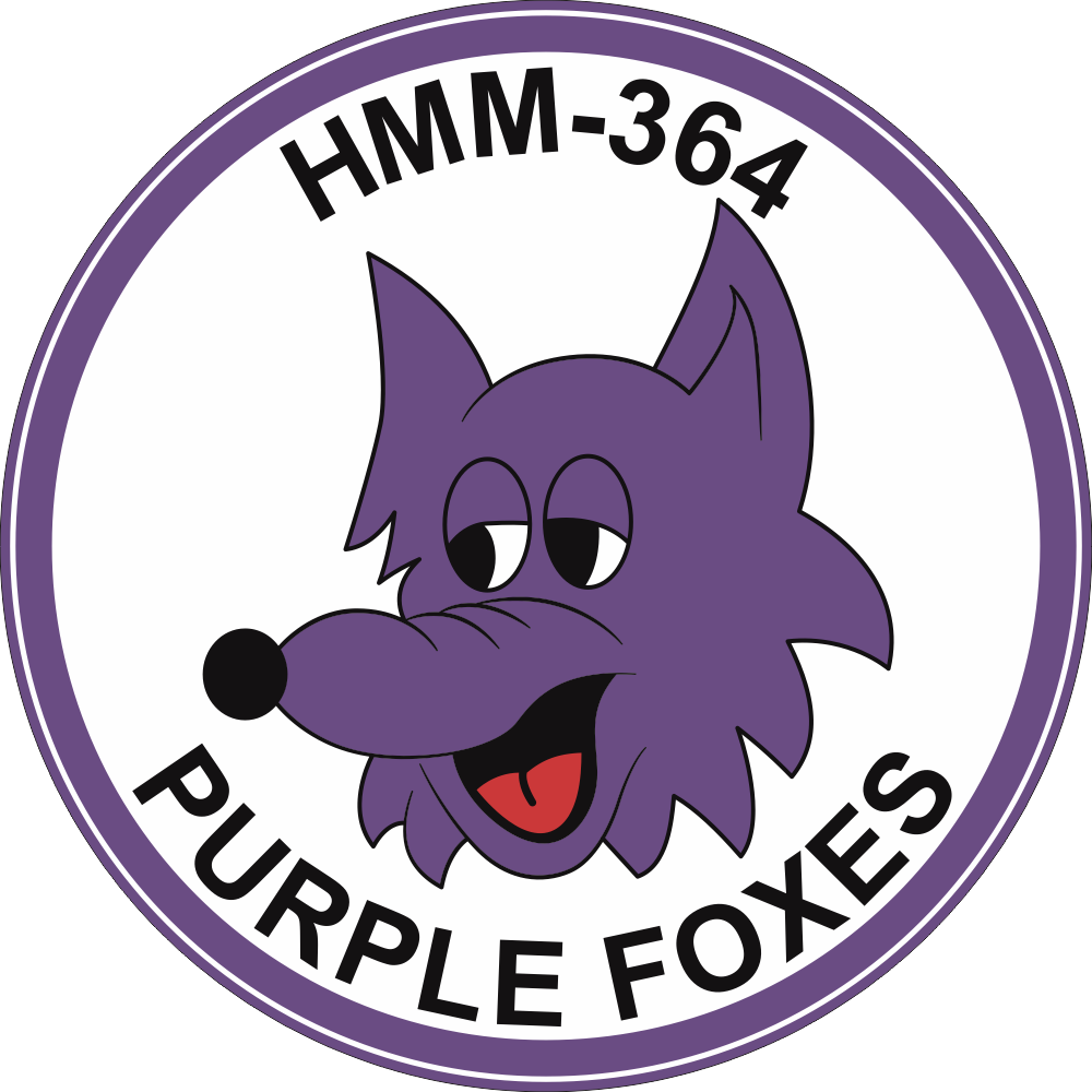 HMM-364 Marine Medium Helicopter Squadron (V2) Decal