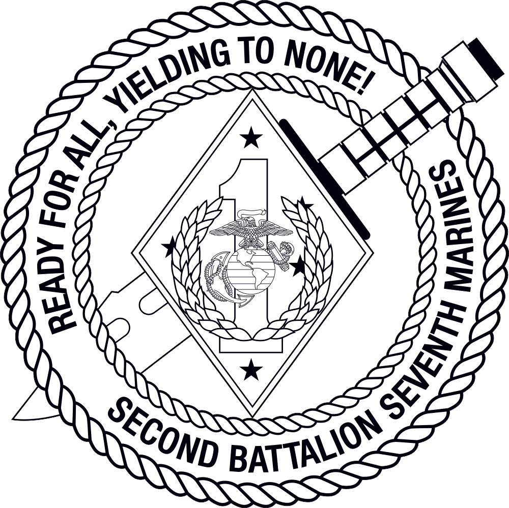 2nd Battalion 7th Marines (v2) Decal