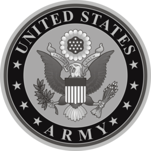 Army Seal (v2) Black & White Decal
