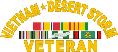 Vietnam - Desert Storm Veteran Decal - Military Graphics