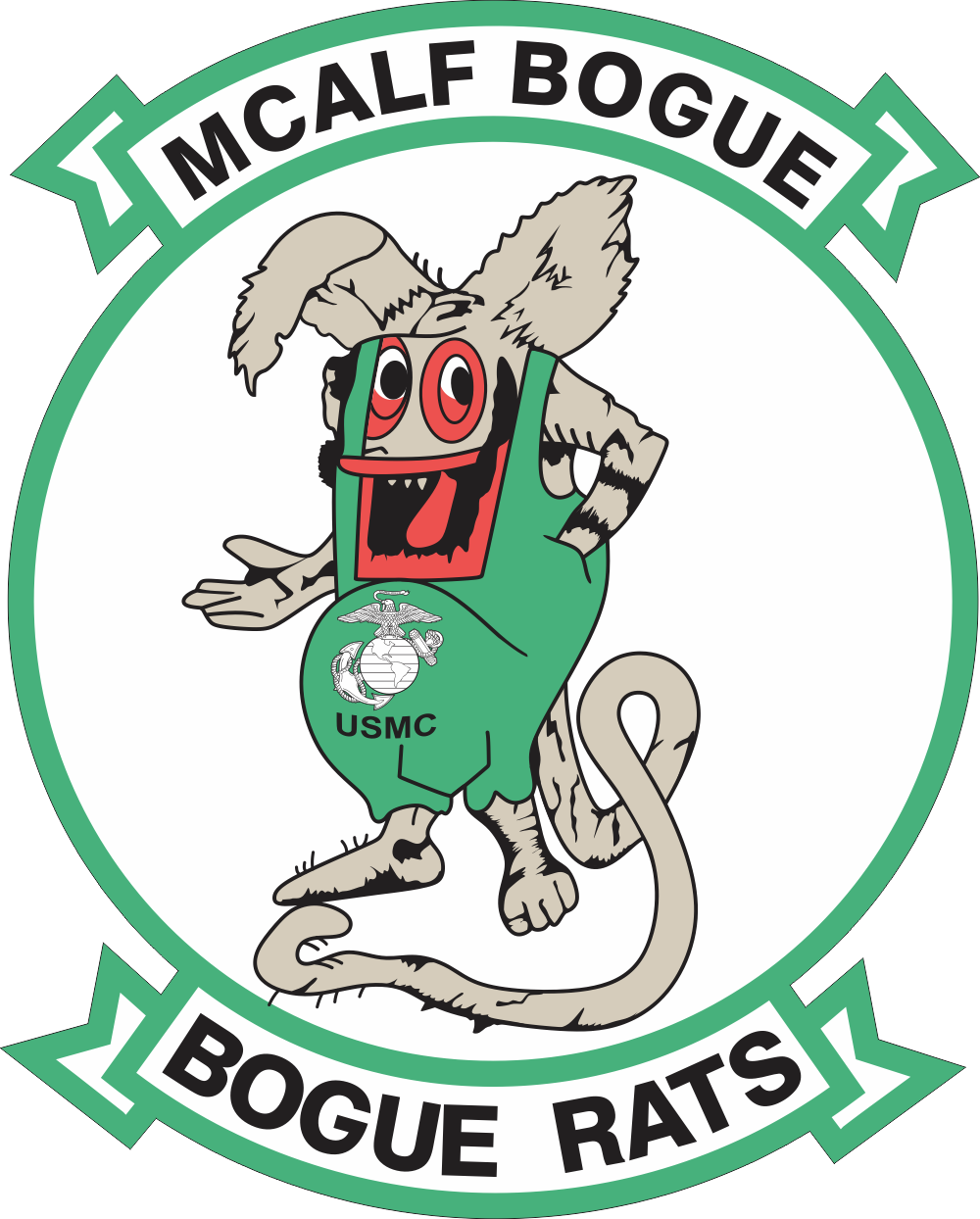 MCALF Marine Corps Auxiliary Landing Field Bogue Decal