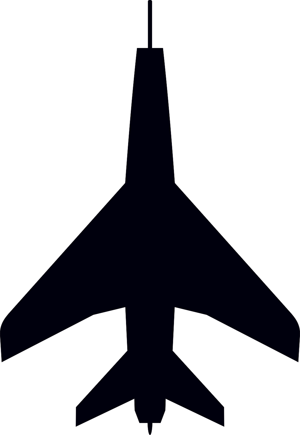 F-100 Super Sabre Silhouette Decal