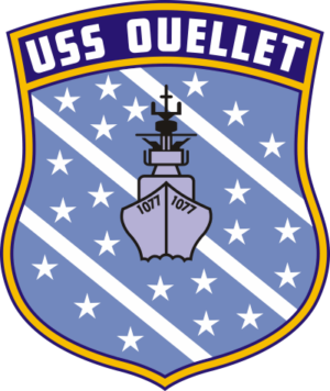 USS Ouellet FF-1077 Decal