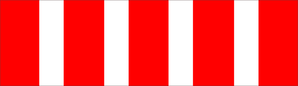 Ohio Distinguished Service Ribbon Decal