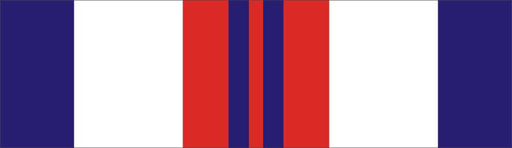 Tennessee Distinguished Service Medal Ribbon Decal