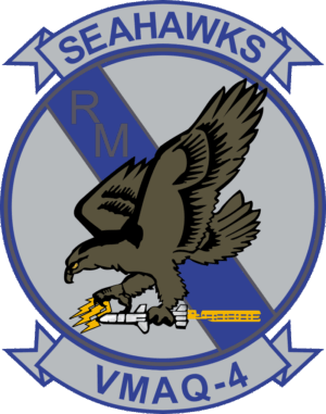 VMAQ-4 Marine Tactical Electronic Warfare Squadron Decal