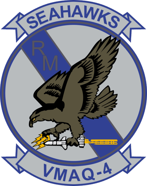 VMAQ-4 Marine Tactical Electronic Warfare Squadron Decal