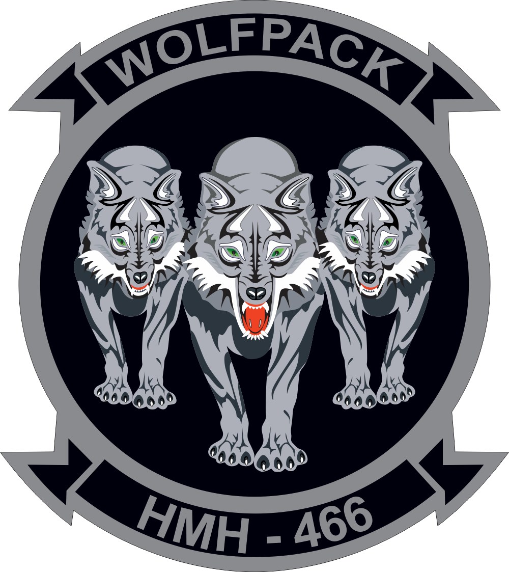 HMH-466 Marine Heavy Helicopter Squadron Decal