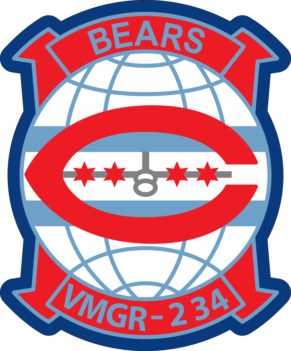 VMGR-234 Marine Aerial Refueler Transport Squadron – Bears Decal