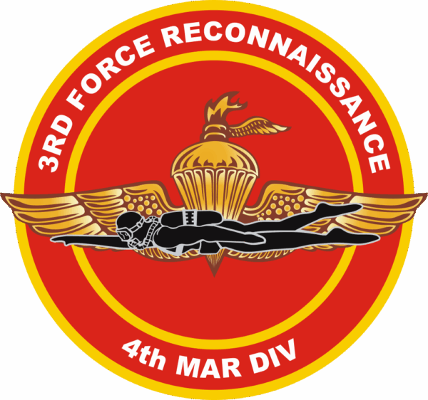 3rd Force Reconnaissance 4th Marine Division Decal