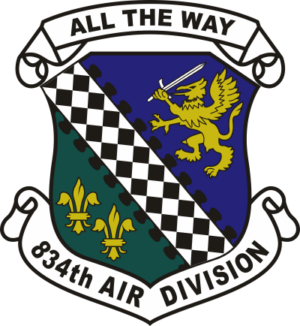 834th Air Division Decal