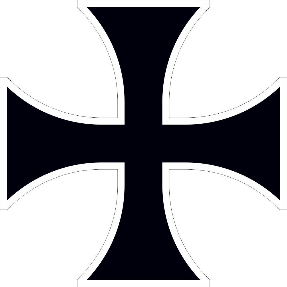 Maltese Cross (v2) Decal