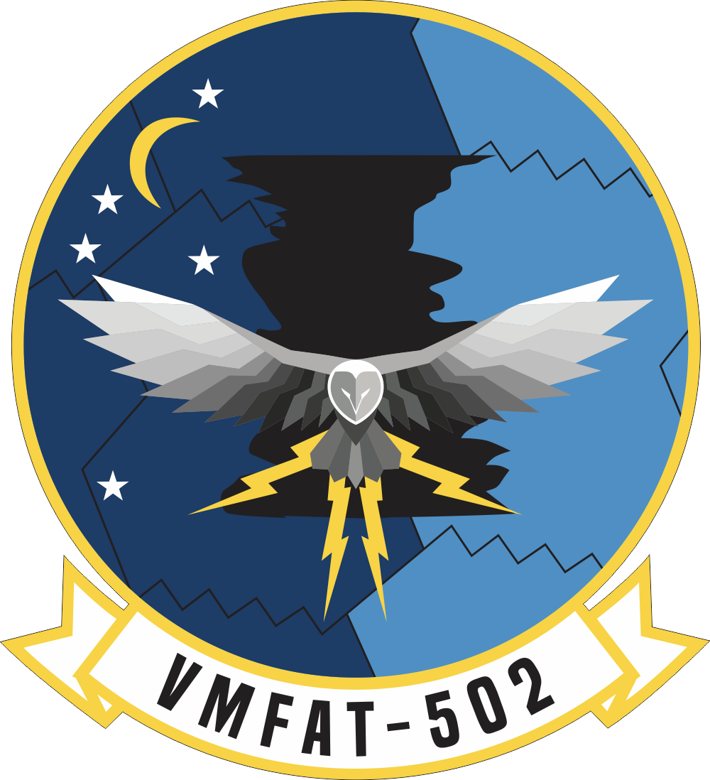 VMFAT-502 Marine Fighter Attack Training Squadron Decal