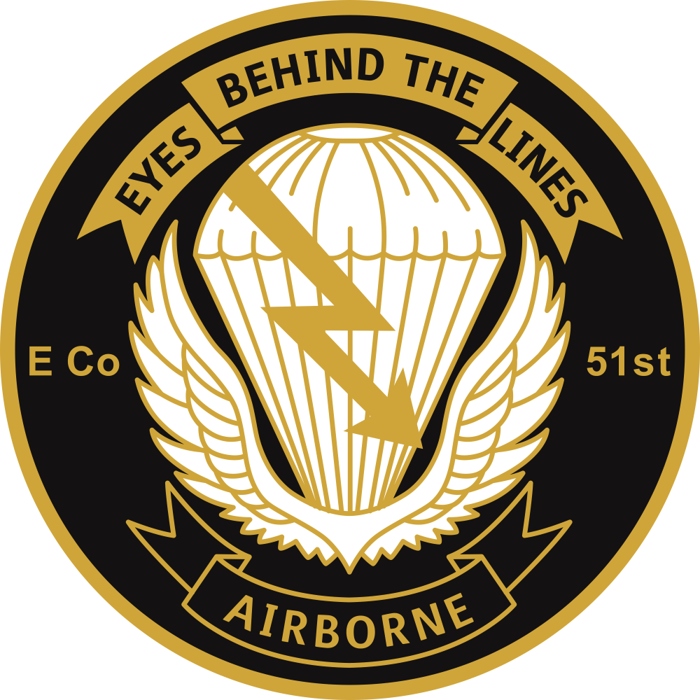E Company 51 Long Range Surveillance Decal