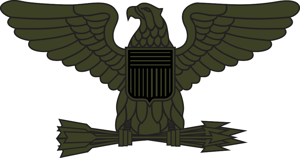 Army COL Colonel – Left (Subdued) Decal