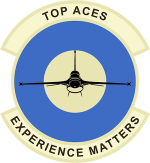 Top Blue Aces Decal